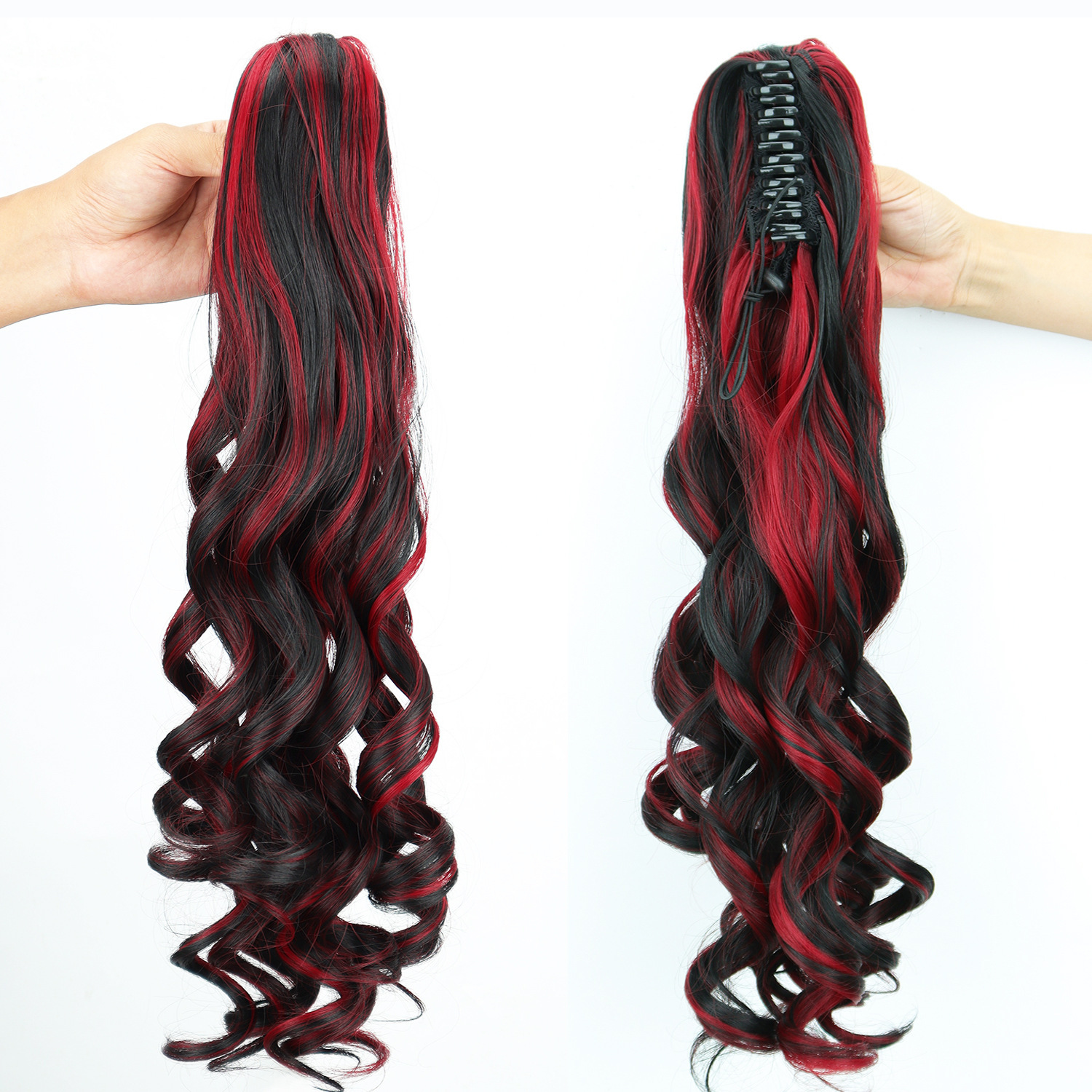 Transfronterizos para el comercio exterior de Europa y los Estados Unidos, nuevo clip de agarre invisible para el cabello de cola de caballo.