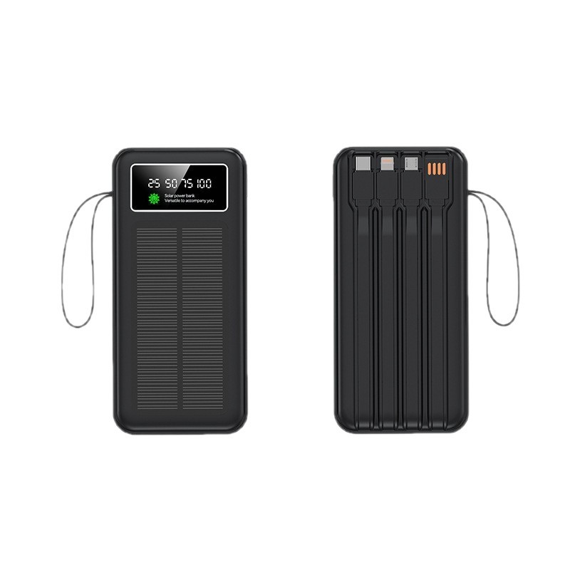 Transfronterizo 60000mAh energía solar recargable tesoro de teléfono móvil fuente de alimentación móvil certificación OEM etiquetado al por mayor personalizado