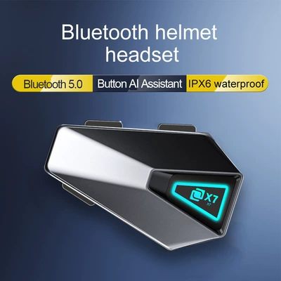 Motorcycle Helmet Headset Waterproof Wireless Bluetooth Music