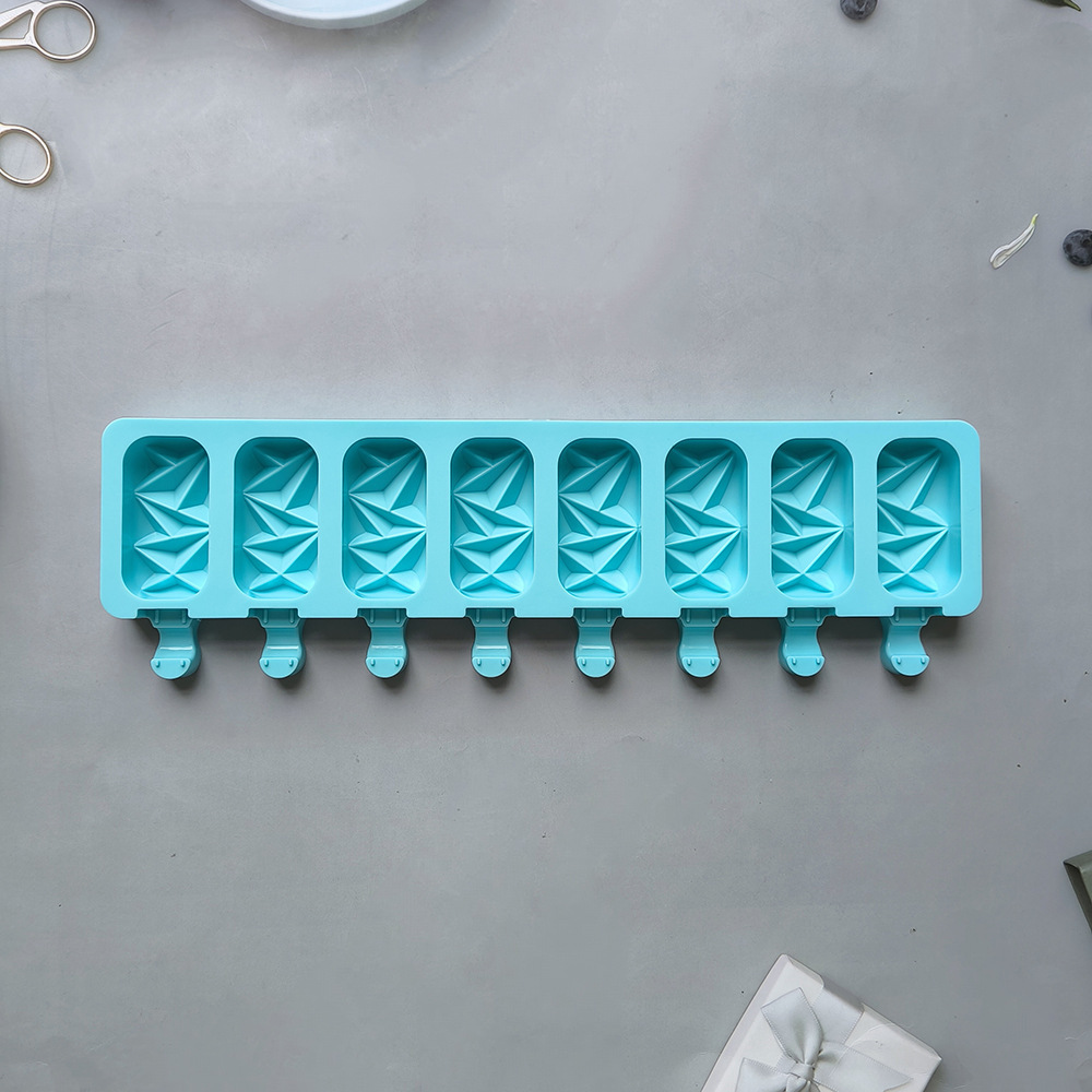 Creativo diamante helado molde de silicona 3D helado molde de horneado de chocolate molde de helado de verano molde 484