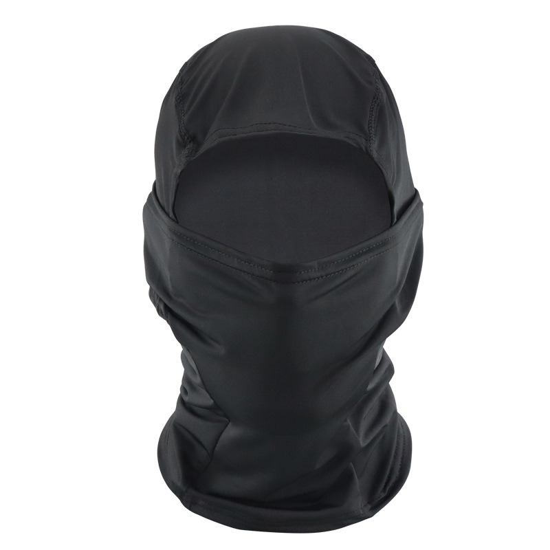 Verano camuflaje de seda de hielo todo en uno capucha de ciclismo al aire libre máscara de pesca protector solar