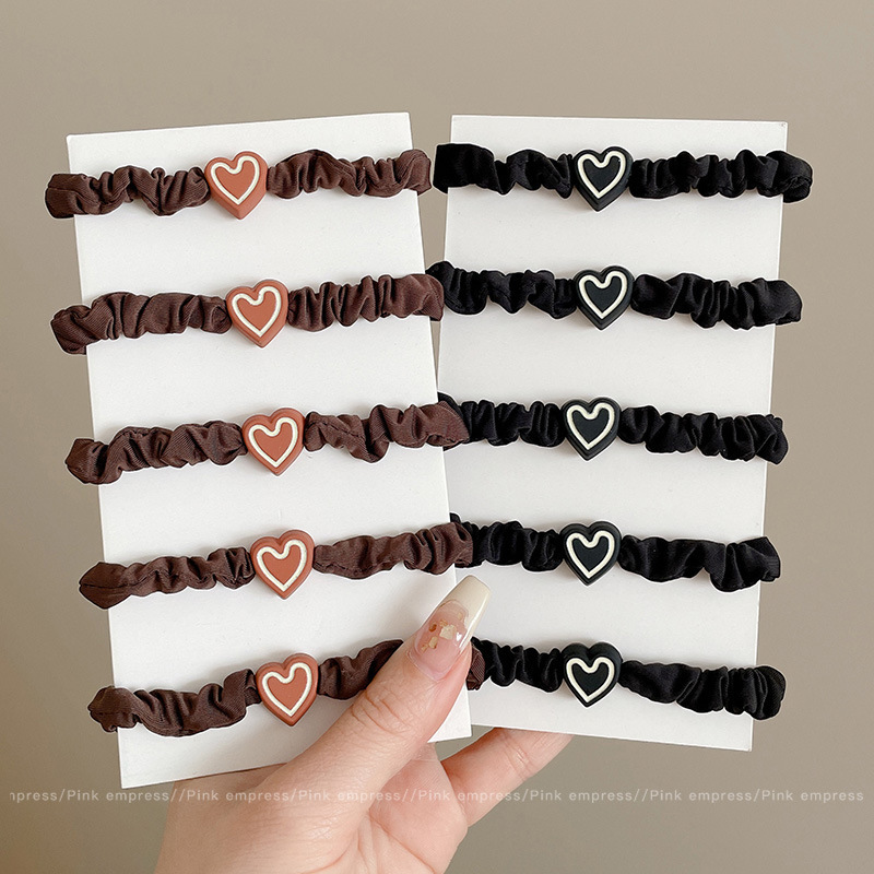 Cuerda para el cabello de dibujos animados, alta elasticidad y durabilidad, banda elástica para atar la cabeza, bola para mujer, lazo para el cabello, cuerda para la cabeza, nueva funda de cuero, accesorios para el cabello, todo fósforo