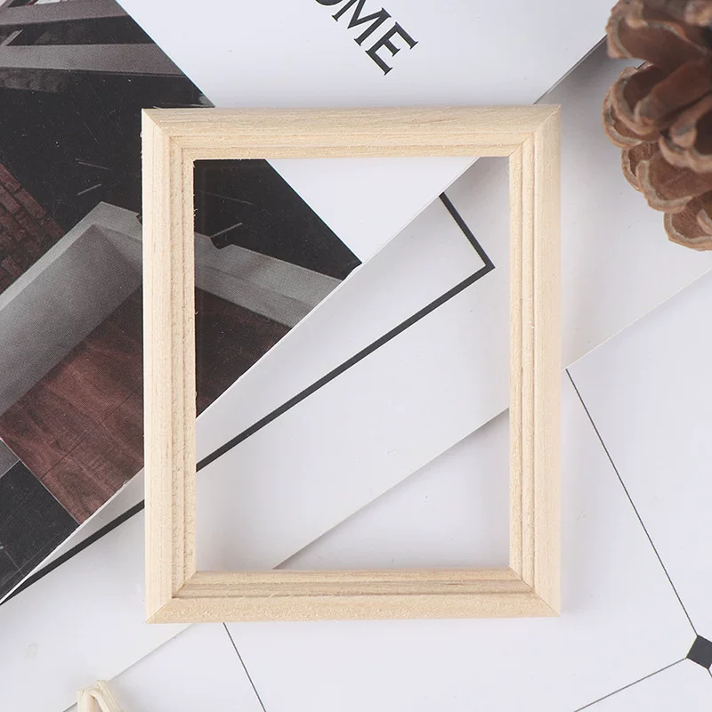 Small wooden doll house, photo frame