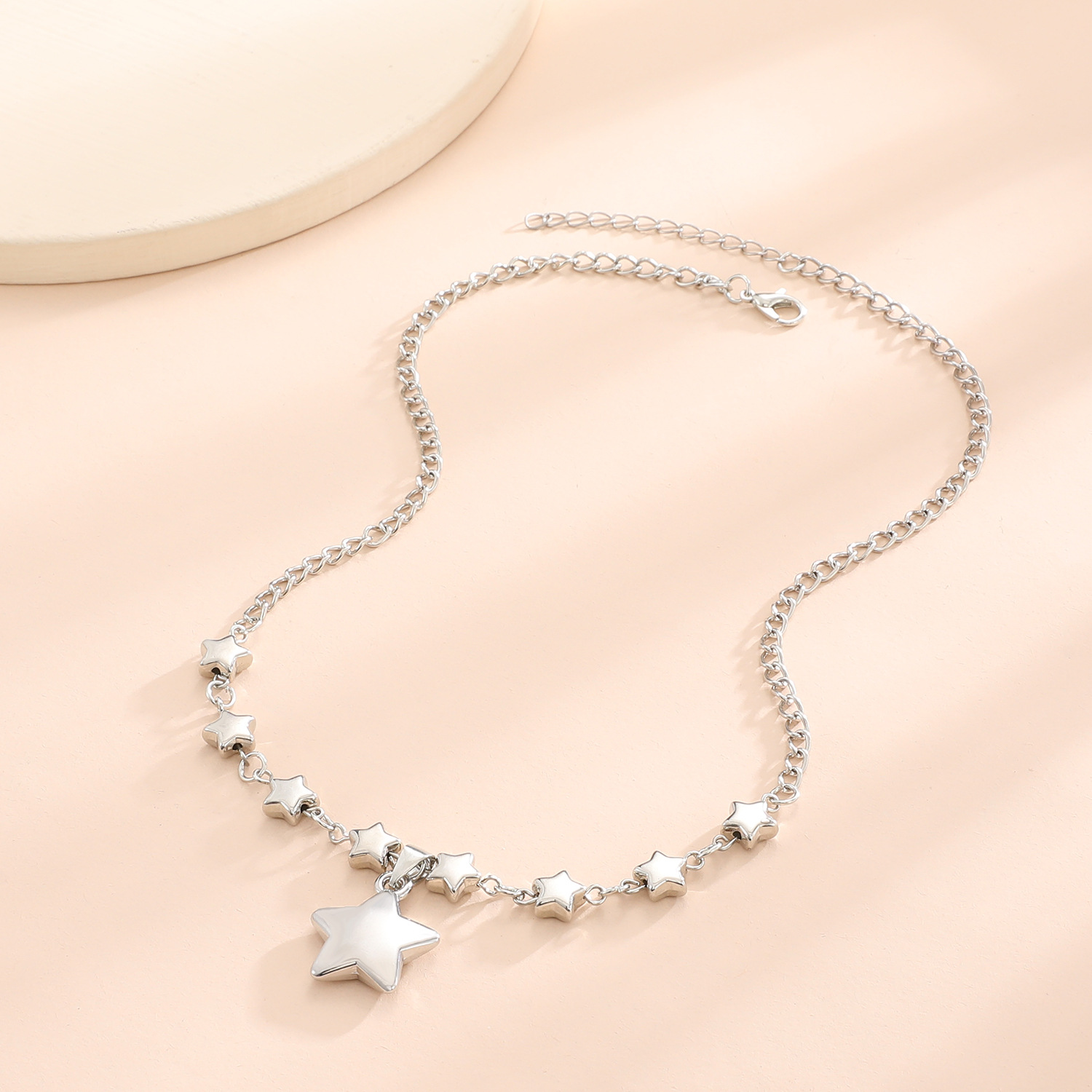 1 Piece Quantity Lady Classic Style Star Alloy Plating Women's Pendant Necklace