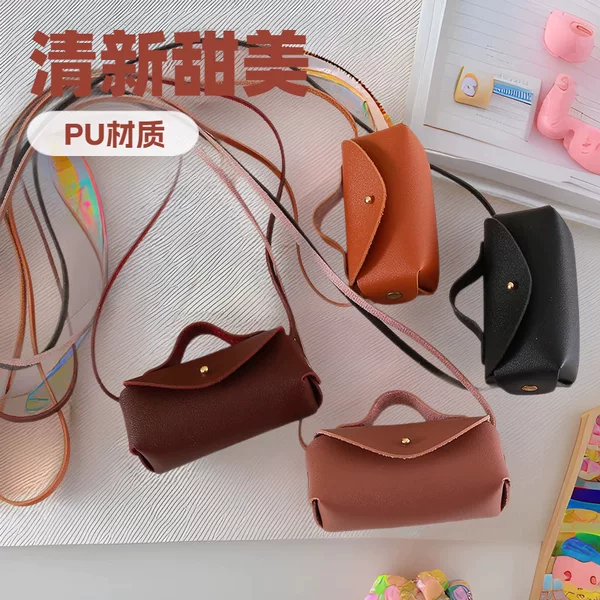 Ins Retro Children's Mini Crossbody Lipstick Bag