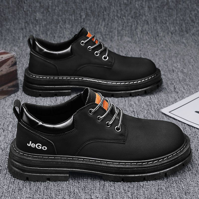 Botas Martin para hombre de verano nuevos zapatos de hombre impermeables, antideslizantes, zapatos de trabajo casuales para hombres, zapatos de moda para hombres