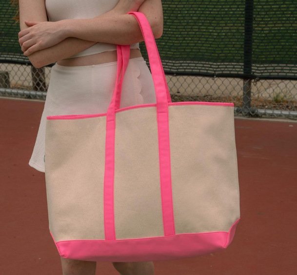 Sac cabas en toile grande capacité au toucher haut de gamme, idéal pour le travail et les trajets domicile-travail. Sac bandoulière, style Instagram, couleurs contrastées._voghion.com