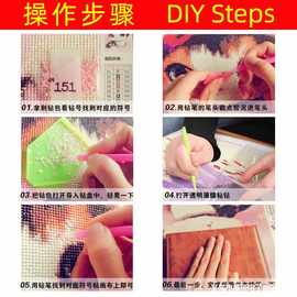 批发满钻5D钻石画定个制照片diy自己点钻私人图片外贸贴钻十字绣
