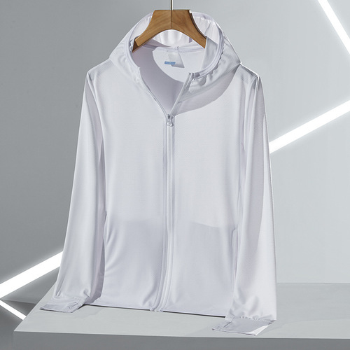 U family's same outdoor couple sun protection clothing for men and women, anti-UV ice silk knitted, breathable, printable LOGO