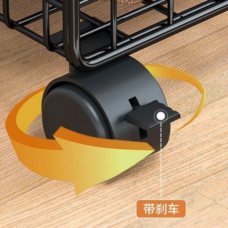 书包架书包收纳架滑轮架收纳筐带轮零食置物架小推车可移动大容量|undefined