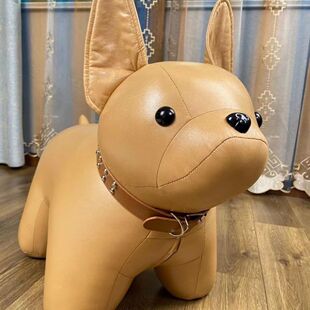 Cartoon Cute French Bulldog Dog Stool Children's Animal Shoe Changing Stool Internet Celebrity Living Room Light Luxury Home Entrance Gift