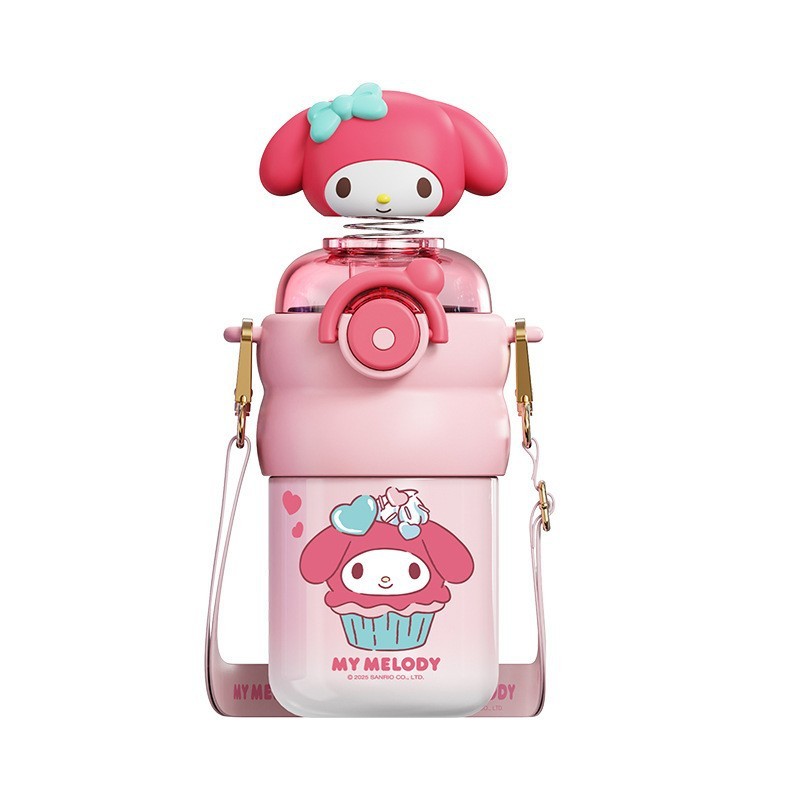 サンリオ ハローキティ 高見え魔法瓶カップ 女の子用 かわいいカップ 316ステンレス 子供用ストローカップ|undefined