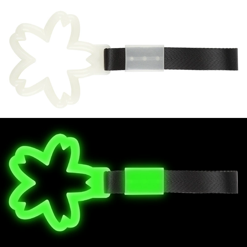 Украшение автомобиля тянуть кольцо вишни ручка автомобиля подвеска светящаяся японская Модифицированная розовая вишня кольцо хвост кулон