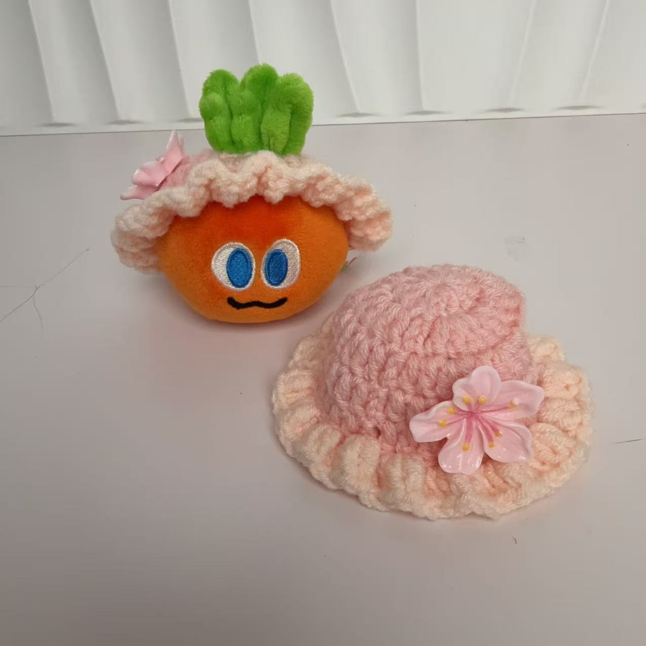 Small Bu Bu cherry blossom hat (only baby clothes are suitable for 199 small Bu Bu)