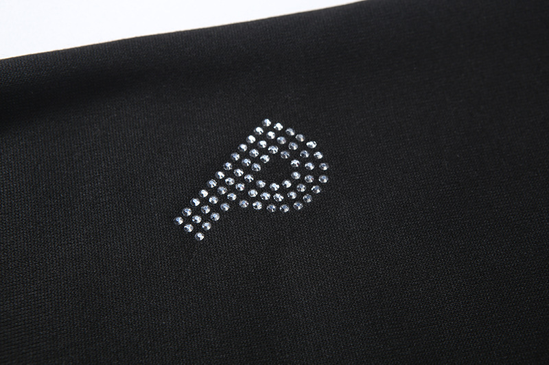 Autumn Winter Letter Graphic Rhinestone Hooded Sweater Loose Straight Trousers Set 13 Autumn Winter Letter Graphic Rhinestone Hooded Sweater Loose Straight Trousers Set