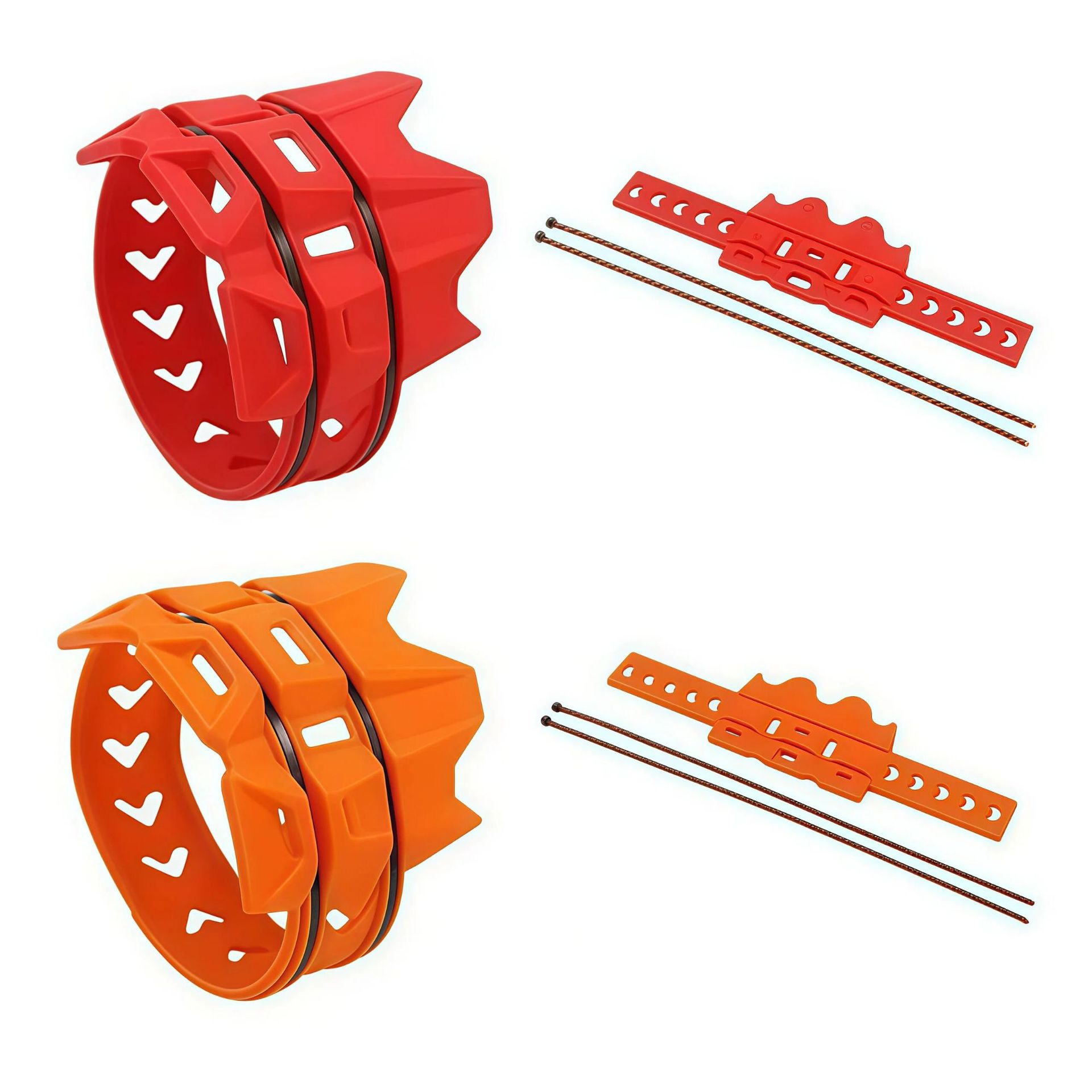 Off-Road Motorcycle Modification Parts, Exhaust Pipe Anti-Scalding Rubber Ring, Heat Insulation Rubber, Anti-Scratch Protective Cover
