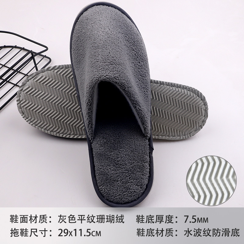 Hotel sandalinas desechables de algodón de lino de seda sandalinas de alojamiento residencial sandalinas desechables antideslizantes soleas de zapatillas gruesas