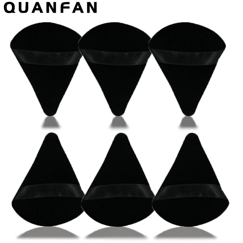 Triangle, loose powder for contouring, cosmetic sponge