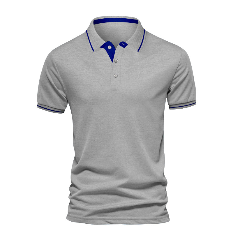 Men's Solid Color Polo Shirt Men's Clothing display picture 4