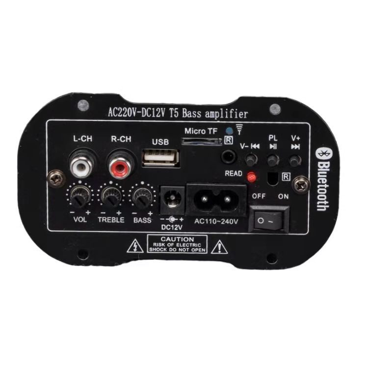 5inch Car Subwoofer Modified Motherboard Wireless Bluetooth Amplifier Board Audio Circuit Board Car Audio DIY Accessories