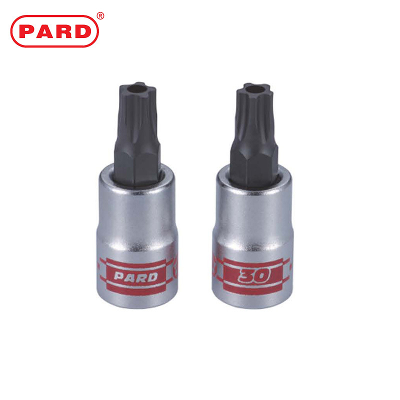 美国PARD原装制造1/4带孔内五行旋具套筒C325系列棘轮扳手套筒头