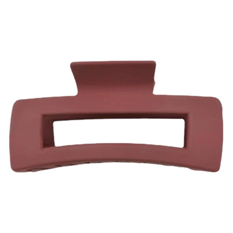 Frosted Square Hair Clip Women's Head Vintage Hair Accessories Bath Disc Hair Clip Simple Acrylic Shark Clip