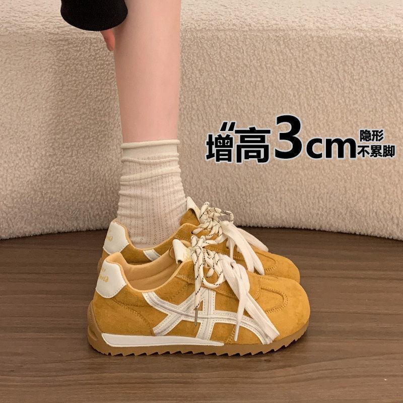 Red Casual German Training Shoes for Women 2026 Spring and Autumn New Style Flat Versatile Sneakers Lightweight Sports Shoes Red Casual German Training Shoes for Women 2026 Spring and Autumn New Style Flat Versatile Sneakers Lightweight Sports Shoes