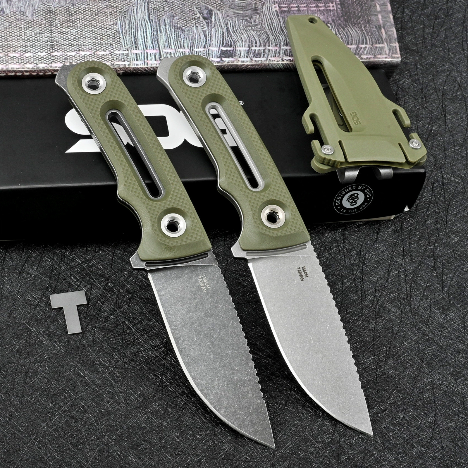 Хит продаж горячий сог Outdoor нож тактический нож портативный меч дикий лагерь антином