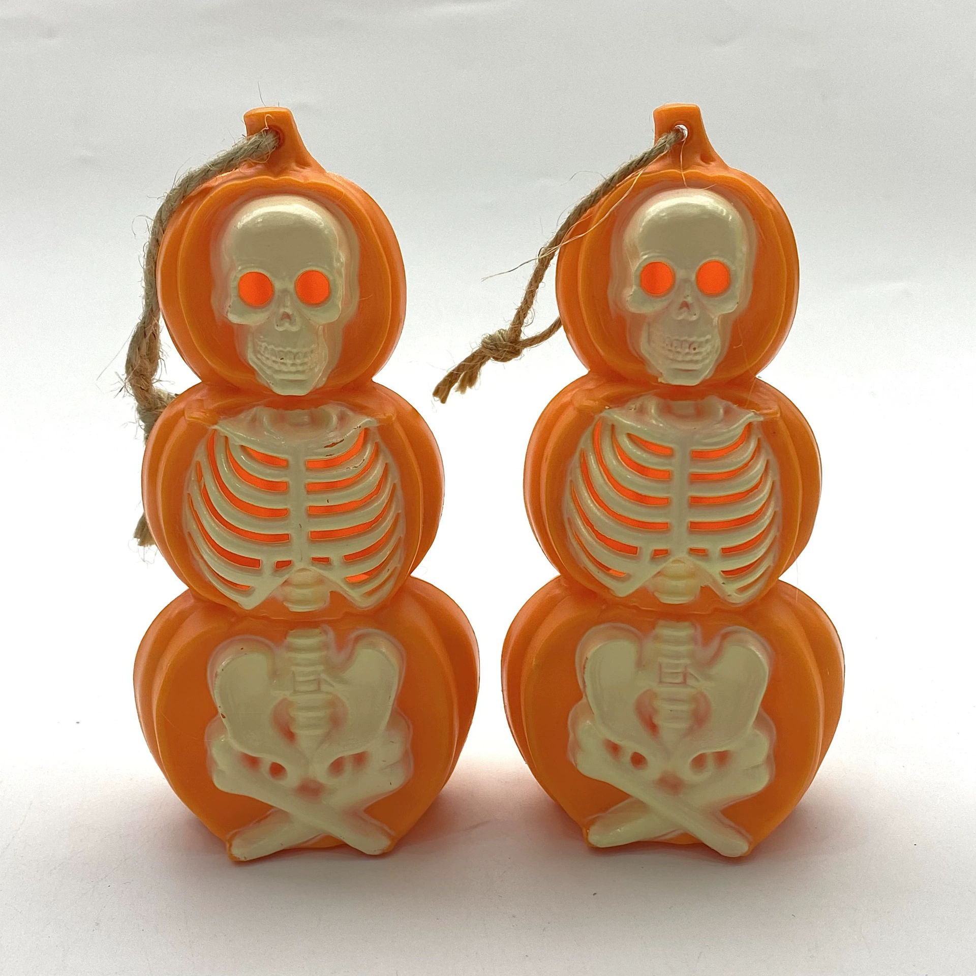 Новинка, украшение в виде тыквенного черепа, подвеска, украшение для Хэллоуина, украшения, лампа, череп, тыква, фонарь