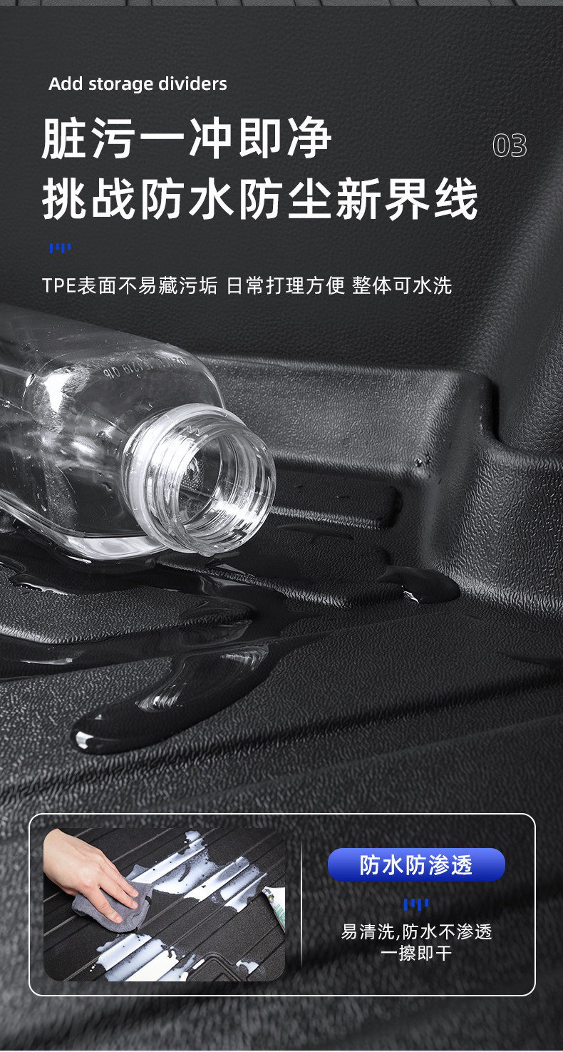 Suitable for 2026 Toyota Wildlander, Tpe Trunk Mat, Complete Range of Car Accessories, 26 Gac New Models