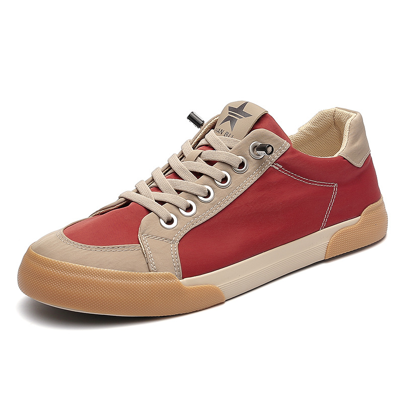 2026 Spring New Men's Shoes Trendy Versatile Casual Shoes Canvas Shoes Slip-On Loafers Flat Low-Top Sneakers