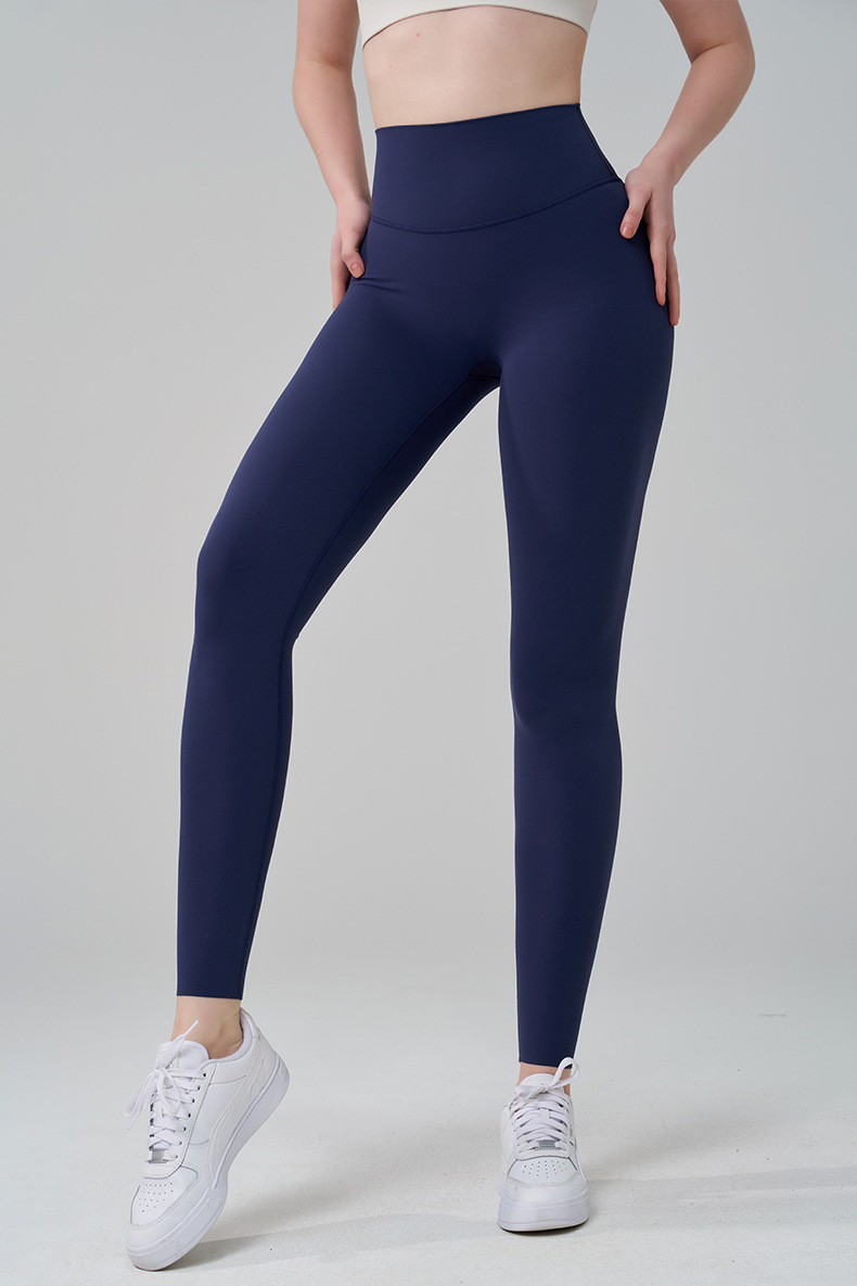 Fitness Sport Style Solid Color Nylon Super Elastic Lycra No Size Collarless Active Bottoms Pants display picture 35