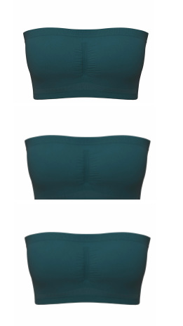 Comercio exterior transfronterizo, combinación de múltiples piezas, doble capa, talla grande, sin tirantes, ropa interior, pecho envuelto para mujer, sin anillo de acero, lote de ropa interior