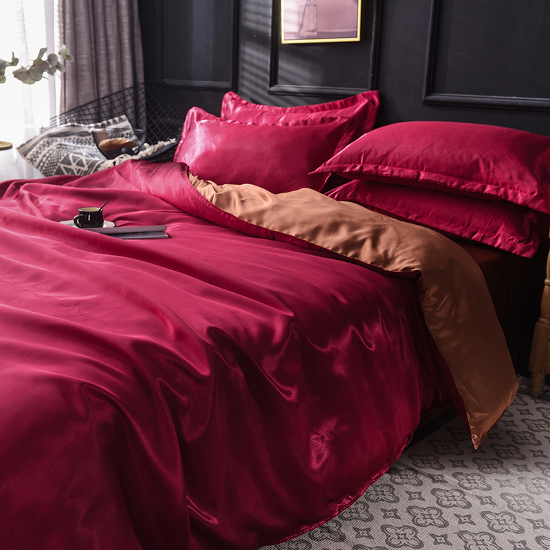 아이스 실크 버건디 커피