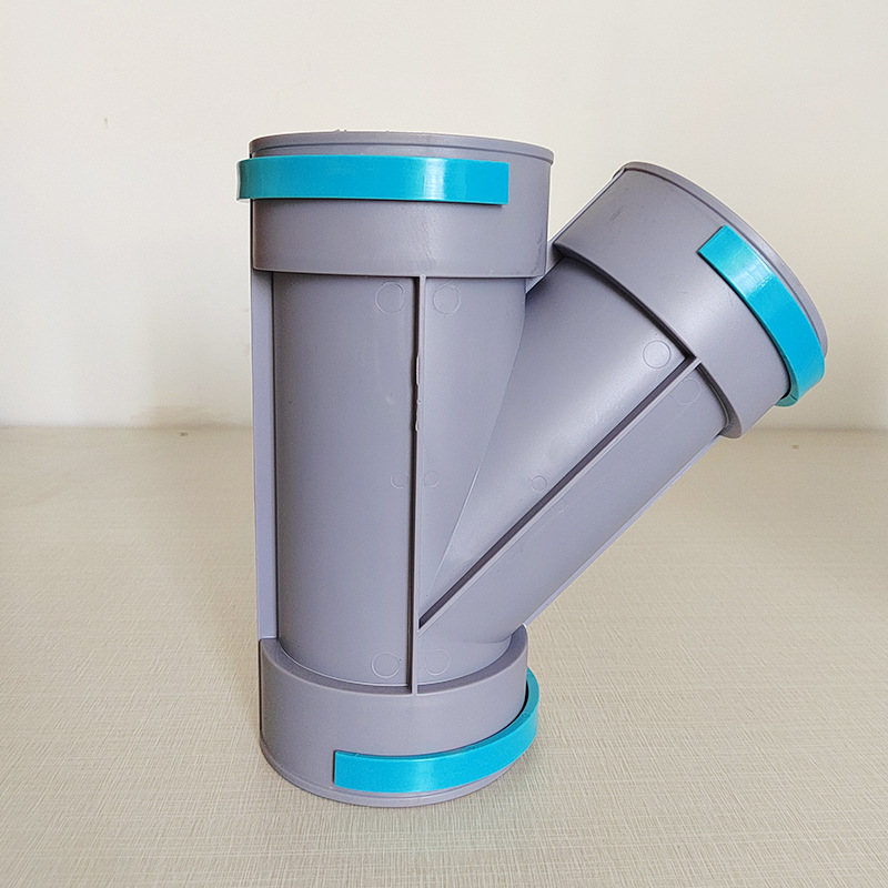 PE fresh air duct fittings, fresh air tee elbow, direct fresh air system component wholesale