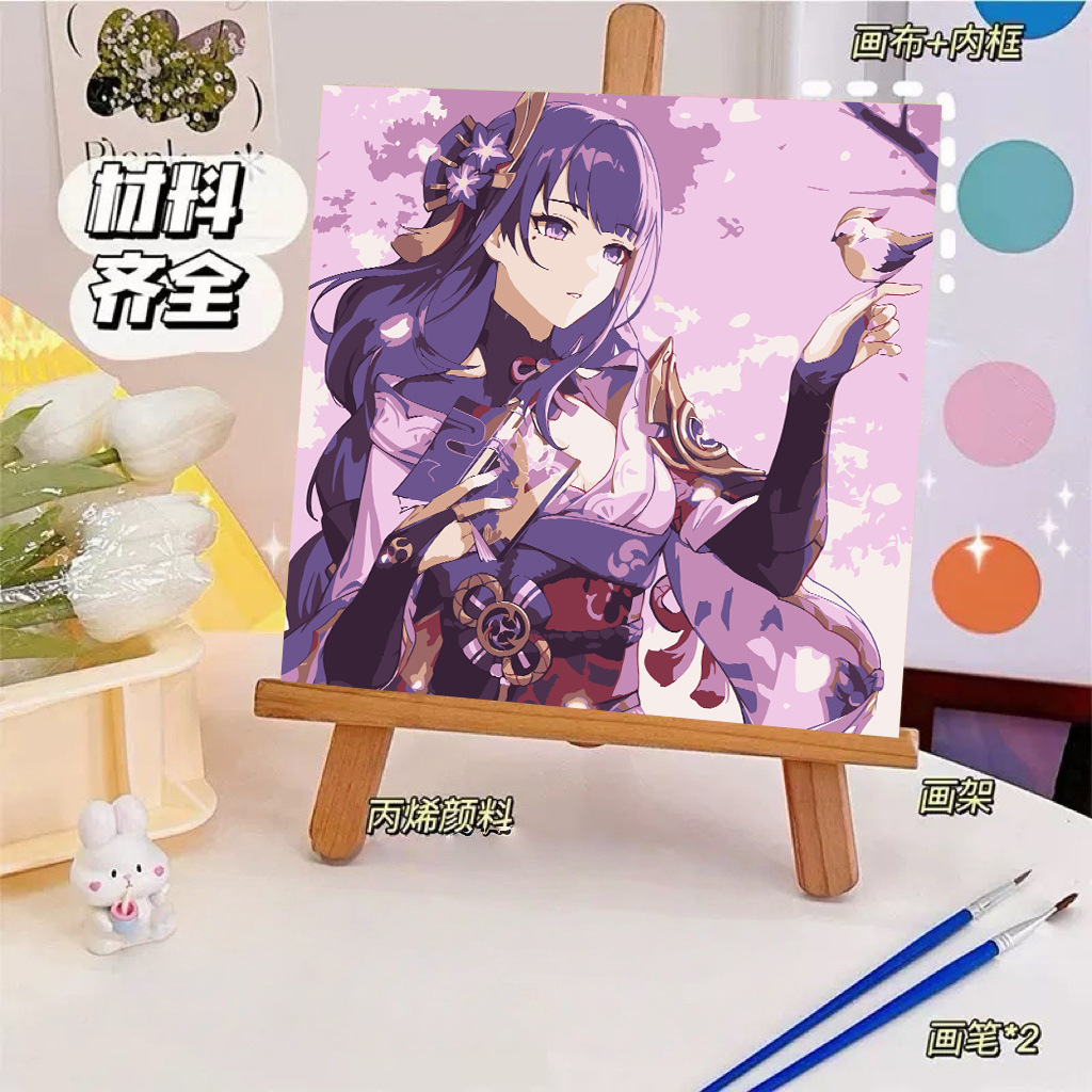 YL010 / 20*20cm バックボード + ペイント + ブラシ