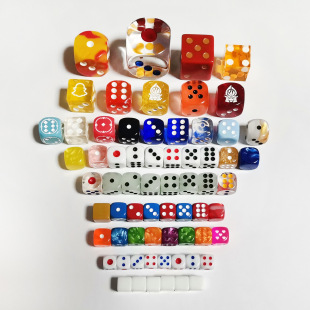 Factory direct sales of various specifications carved dice can be customized logo can be revised