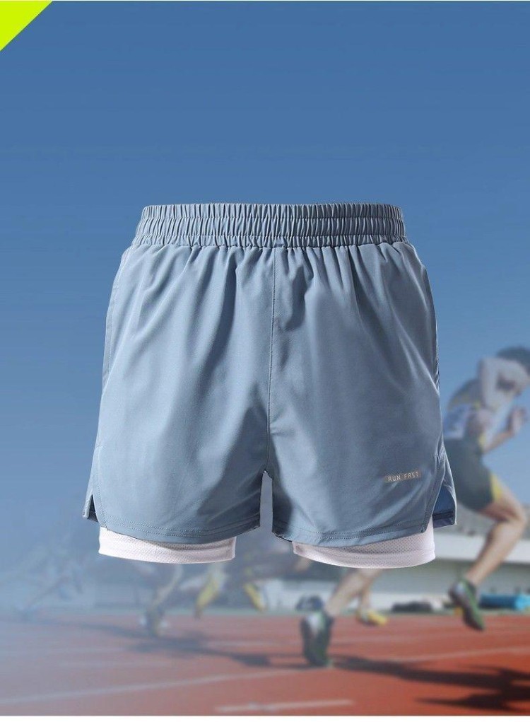 Marathon Professional Running Shorts for Men with Back Waist Pocket for Phone, Sports-Specific, Quick-Dry, Three-Point Fitness Shorts with Inner Lining