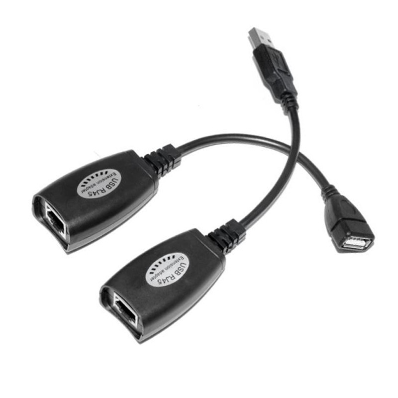 Usbtorj45 Lan Extension Cable Adapter 50m Distance Converter Usbtorj45 Lan Extension Cable Adapter 50m Distance Converter