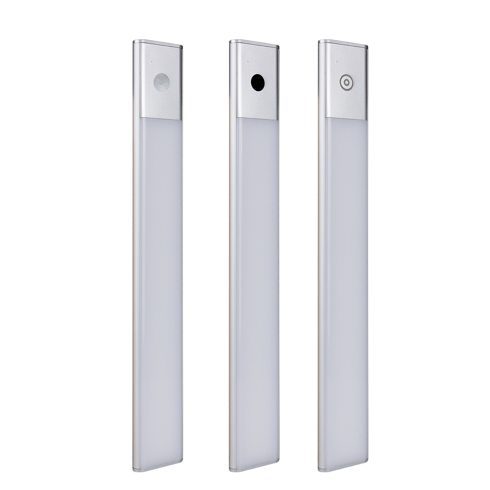 家居智能人体感应灯led无线长条橱柜灯usb充电超薄感应橱柜衣柜灯