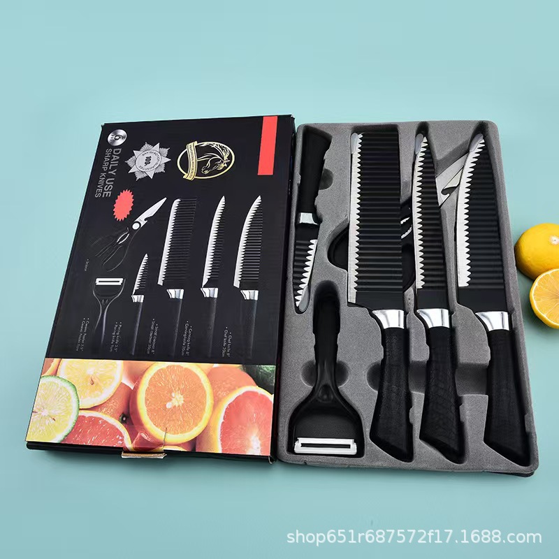 Black corrugated six-piece set-1.2 thick pull-out box