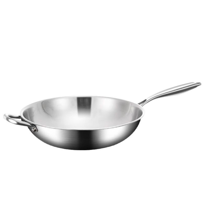 Tangbang 316 salsa de acero inoxidable sin recubrimiento antiadherente de grado alimenticio para horno electromagnético de gas