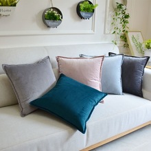 Soft Velvet Cushion Cover Decorative Pillows Throw waist