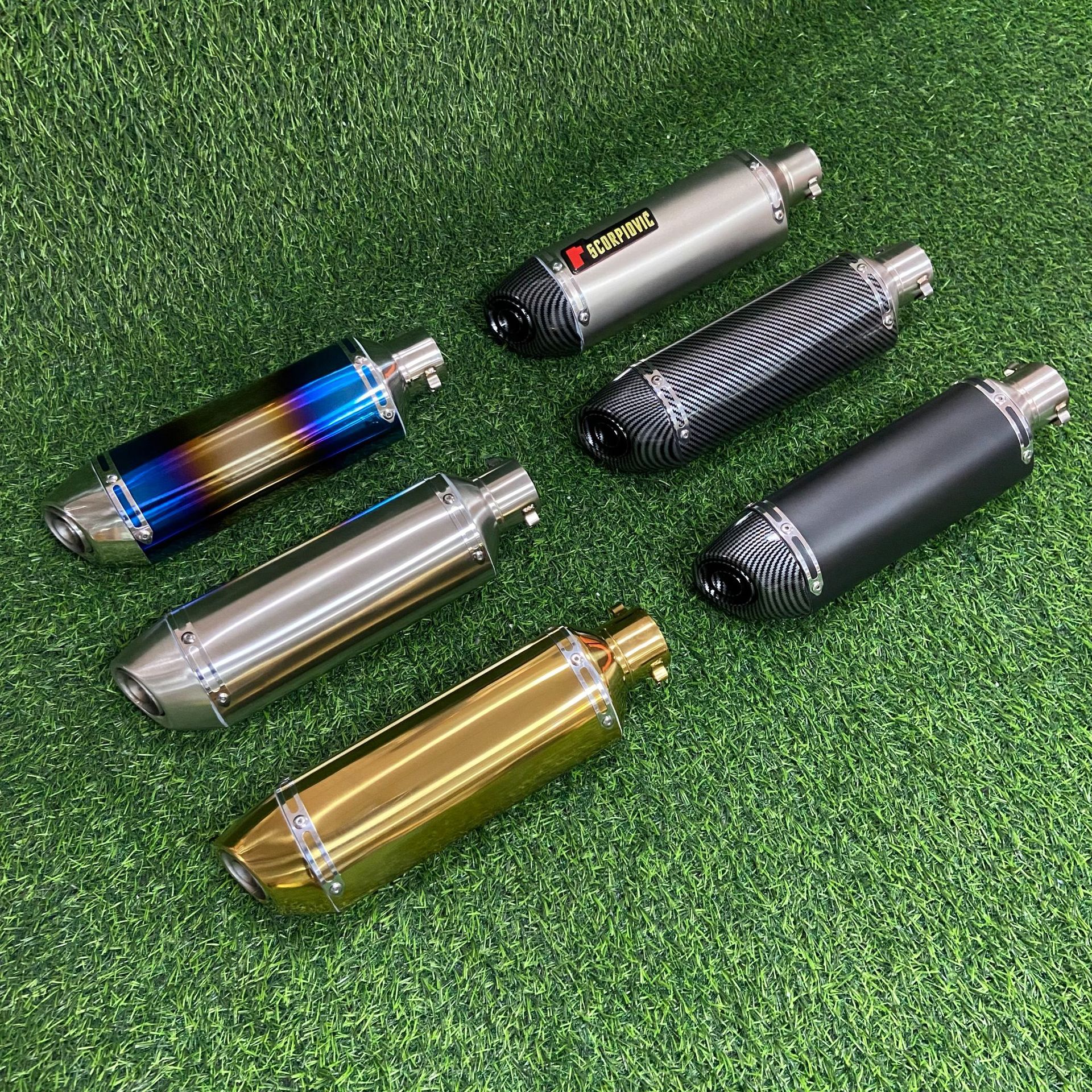 Motorcycle Exhaust Pipe R27 Tail Section 675Sr Race 600 Tornado 302R 252R Gsx250 Universal
