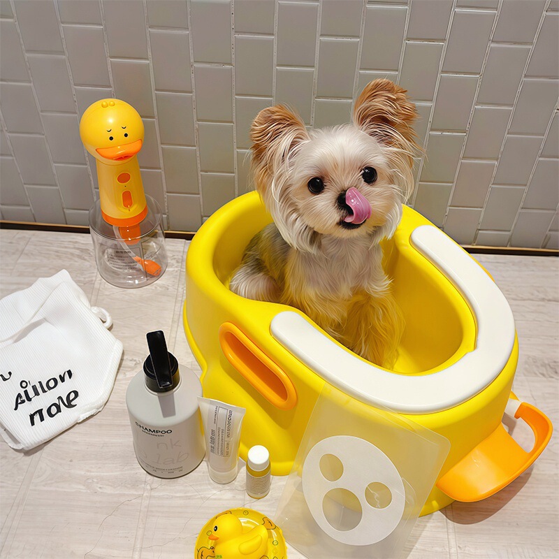 Dog Bath Tub, Pet Bath Tools, Puppy Special Bath Tub, Small Size Dogs Medicated Bath Tub, Cat Supplies