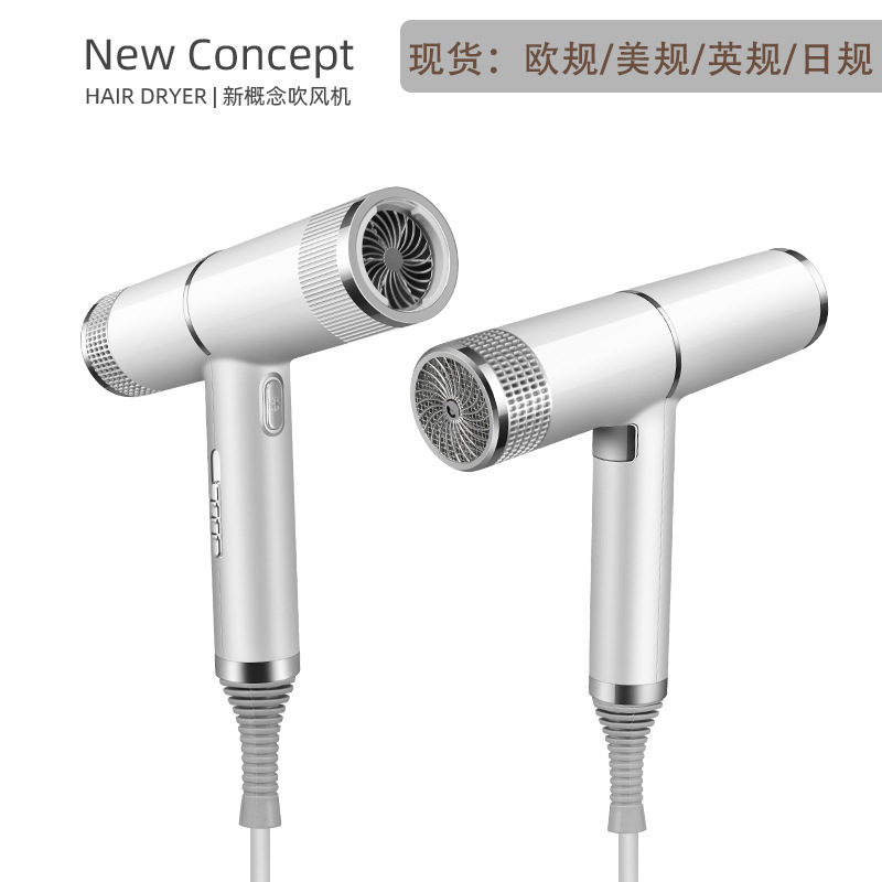 Cross-Border New T-Type Hammer Hair Dryer 110V Fashionable Home Hair Salon Hair Dryer Ion Hair Dryer European, British and American Regulations