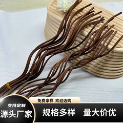 工場直送のアロマ卸売、インドネシア産のブラウンシェイプのアロマディフューザーロッド、空気清浄、純手作り