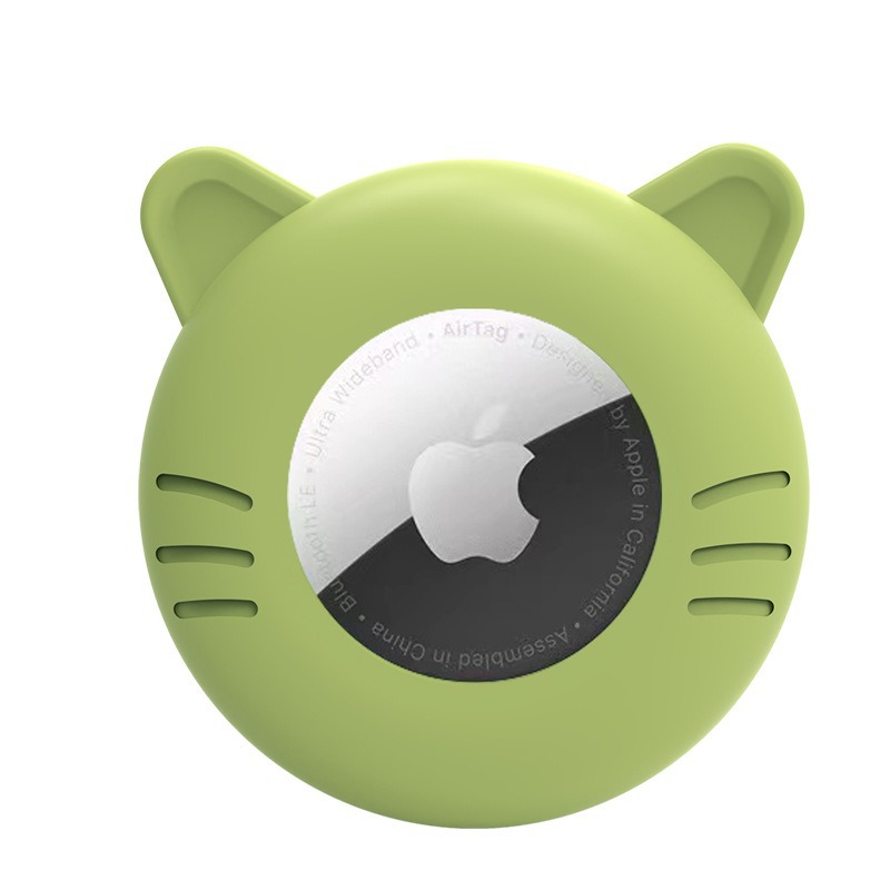 Funda protectora airtag aplicable Nuevo producto Funda protectora para rastreador de mascotas Collar para gatos con campana Funda protectora airtag
