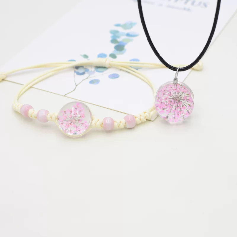 Браслет, ожерелье, цепочка, свежий милый набор, AliExpress, кружевное платье, подарок на день рождения