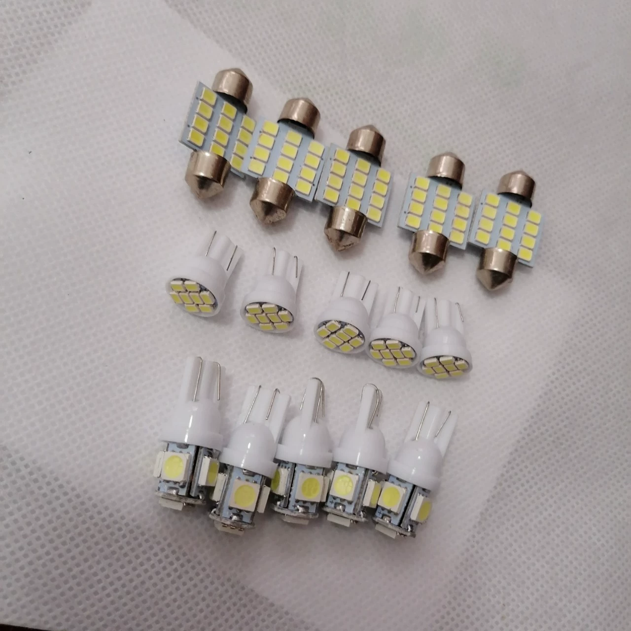 Комбинированный светильник, 15 шт., индикатор ширины автомобиля, светильник для номерного знака 5050, 5 ламп, 31 мм, 12 ламп, набор ламп для чтения